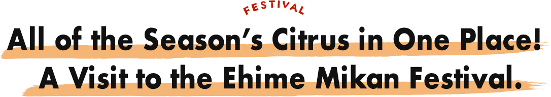 All of the Seasonfs Citrus in One Place! A Visit to the Ehime Mikan Festival.