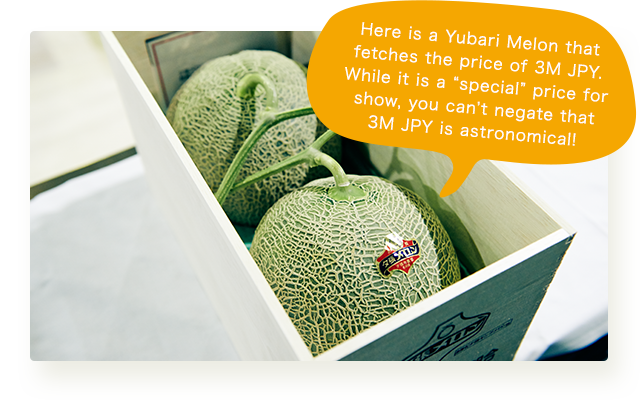 Here is a Yubari Melon that fetches the price of 3M JPY. While it is a gspecialh price for show, you canft negate that 3M JPY is astronomical!