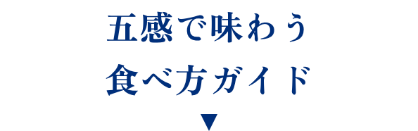 五感で味わう食べ方ガイド