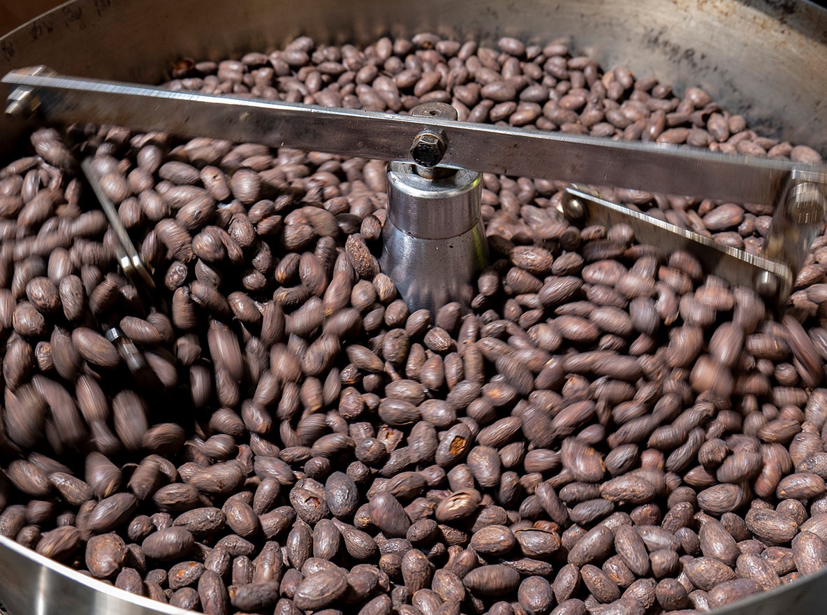 カカオ焙煎のイメージ画像